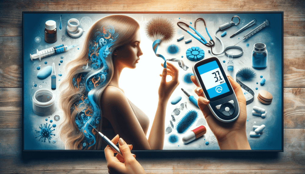 can diabetes cause hair loss